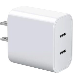 Dual Port USB-C Wall Charger